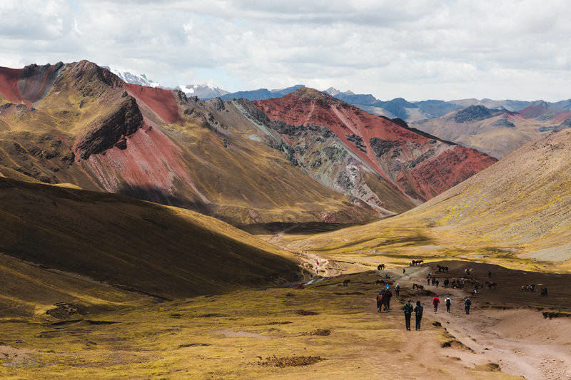 Tough Trek Up to Rainbow Mountain Peru