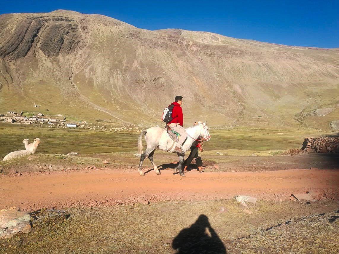 Horse Rental at Rainbow Mountain Peru