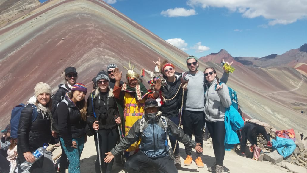 Enjoying the Rainbow Mountain Peru day trip